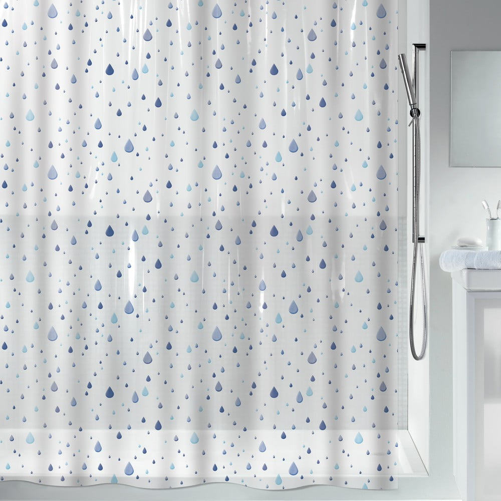 Tenda per doccia 180x200 cm Waterdrop – Spirella | Tende per doccia