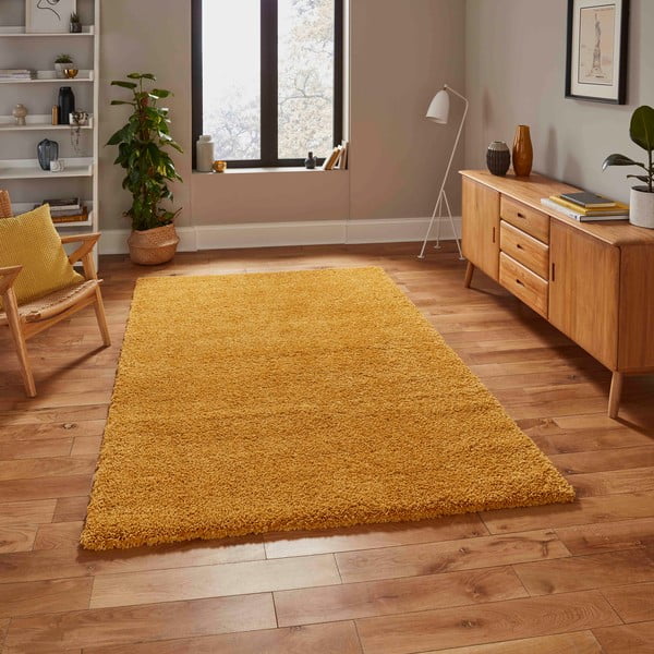 Tappeto giallo senape , 80 x 150 cm Sierra - Think Rugs-image-1
