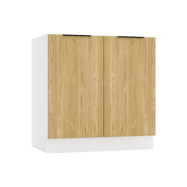 Cucina dritta senza piano di lavoro (senza montaggio) 240 cm Zane - STOLKAR-image-1