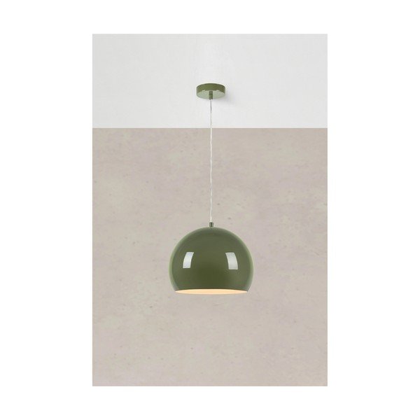 Lampadario verde con paralume in metallo ø 28 cm Pop – Markslöjd-image-1