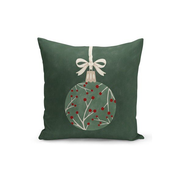 Federa decorativa natalizia verde, 43 x 43 cm Christmas Noel - Kate Louise
