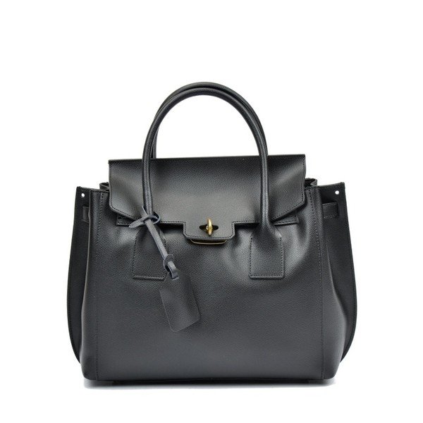 Borsa in pelle nera Rebeca - Luisa Vannini-image-1