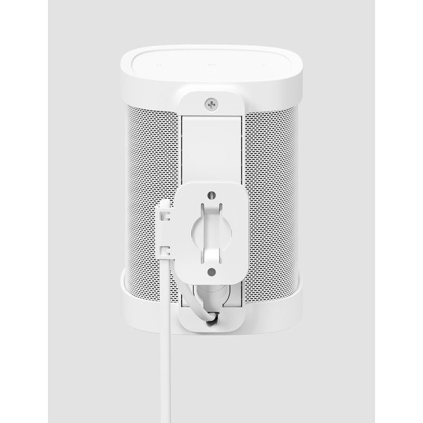 Set di 2 sistemi di supporto per altoparlanti bianchi montati a parete Montaggio per One - Sonos-image-4