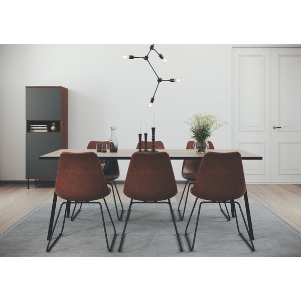 Armadio grigio antracite , 56 x 161 cm Daxx - Tenzo-image-1