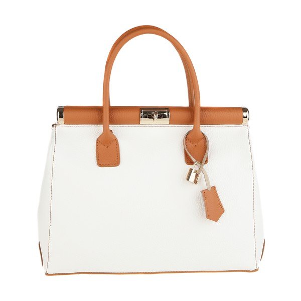 Borsa in pelle beige Blair - Chicca Borse
