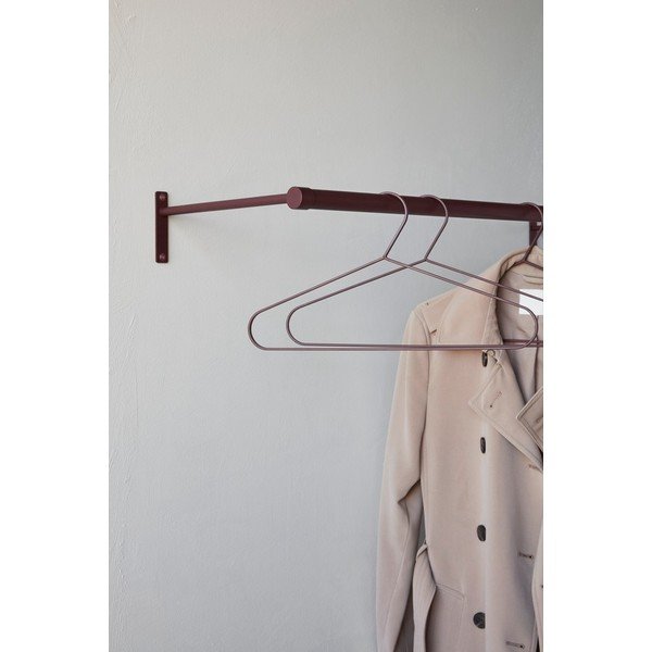 Attaccapanni da parete burgundy in acciaio inox 90 cm Hang-It – Mette Ditmer Denmark-image-4