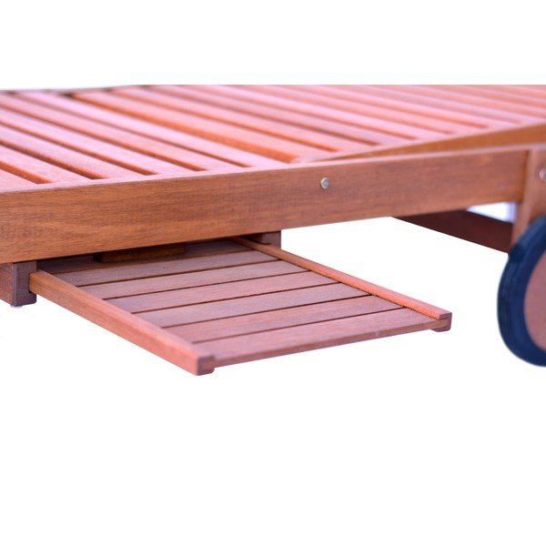 Sedia a sdraio da giardino in legno Victoria - Rojaplast-image-3