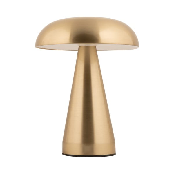 Lampada da tavolo a LED dimmerabile in oro con paralume in metallo (altezza 20,5 cm) Rachel - Leitmotiv