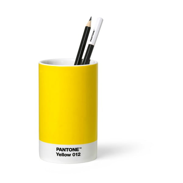 Organizer in ceramica per la cancelleria Yellow 012 - Pantone