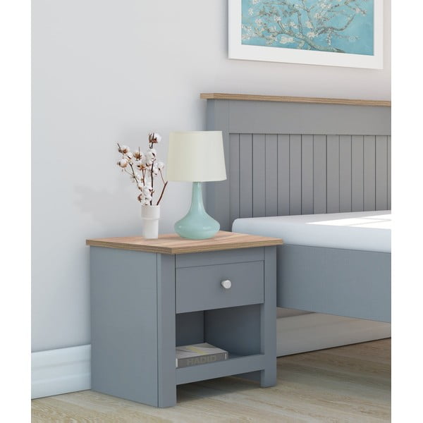 Comodino grigio Emerald - Støraa-image-1