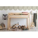 Letto rialzato per bambini in legno di pino 90x200 cm CLPBA - Adeko