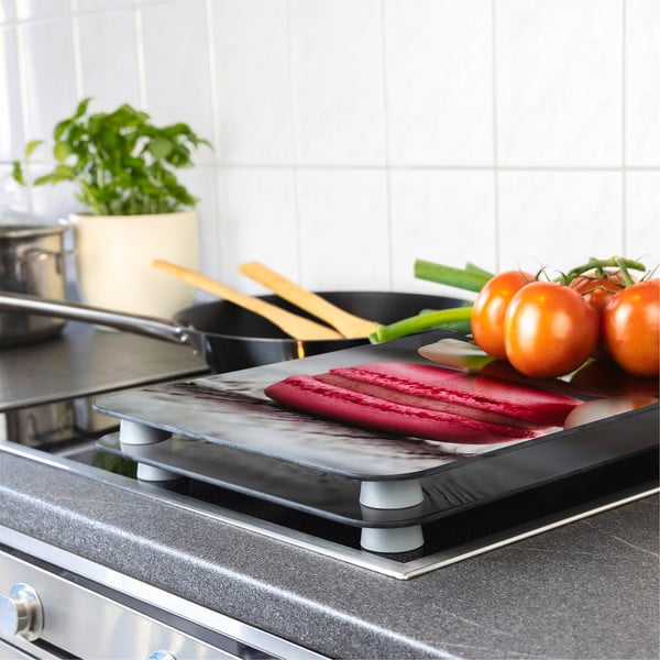 Set di 2 copri stufe in vetro, 52 x 30 cm Macarons - Wenko-image-1