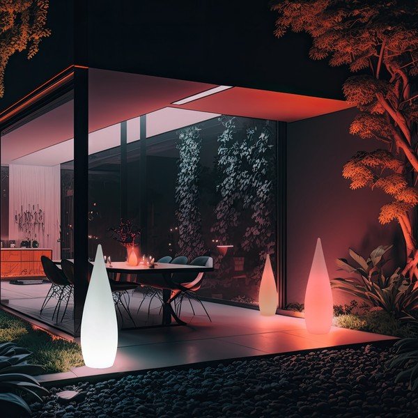 Lampada da esterno con telecomando ø 37 cm Palmas - Reality-image-1