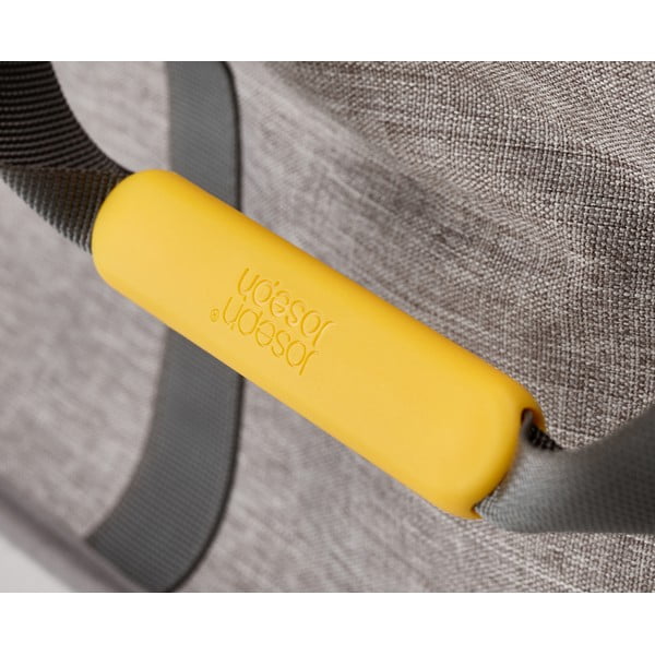 Cesto portabiancheria in tessuto grigio pieghevole 55 l Hold-All Max - Joseph Joseph-image-4