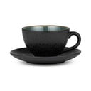 Tazzina per cappuccino verde/nera in ceramica 240 ml Gastro Green/Black – Bitz