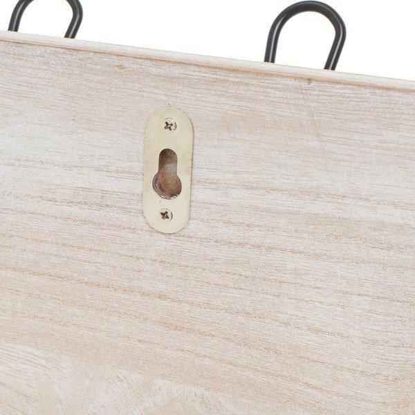 Appendiabiti da parete in legno massiccio pavlovnia - Casa Selección-image-2