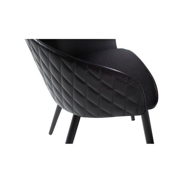 Sedia in similpelle nera Dual - DAN-FORM Denmark-image-2