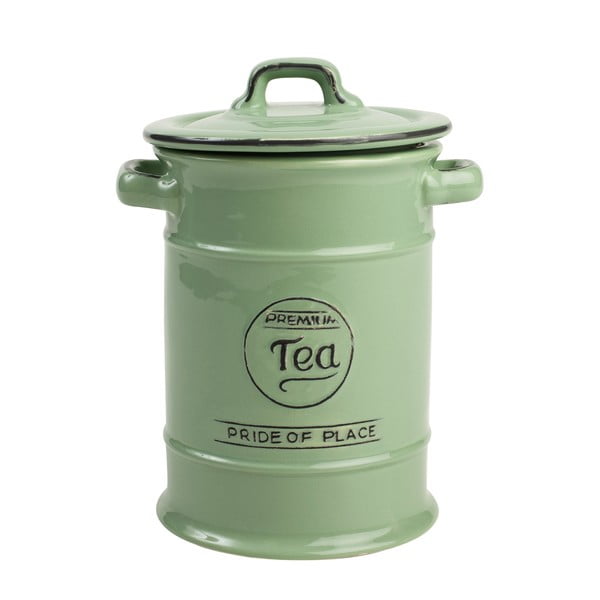 Scatola da tè in ceramica verde Pride Of Place Pride of Place - T&G Woodware