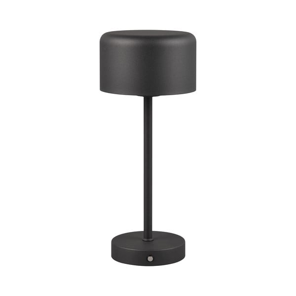 Lampada da tavolo dimmerabile a LED nero opaco (altezza 30 cm) Jeff - Trio
