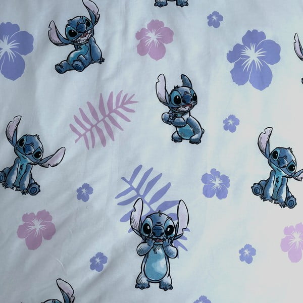 Biancheria da letto per bambini in cotone per letto singolo 140x200 cm Lilo and Stitch - Jerry Fabrics-image-4
