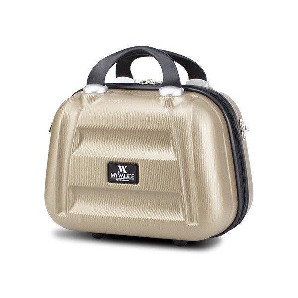 Valigia da viaggio a mano da donna in oro My Valice SMART BAG LASSO Make Up & Hand Suitcase - Myvalice