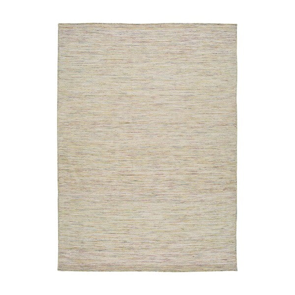 Tappeto di lana beige Kiran Liso, 140 x 200 cm - Universal
