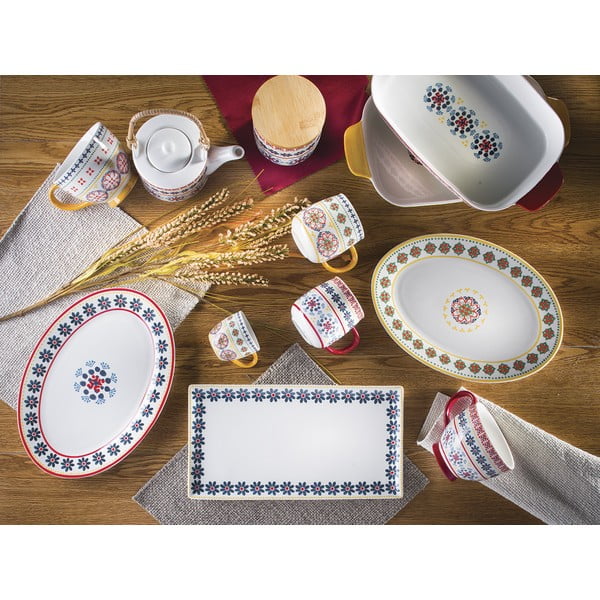 Piatto da portata in porcellana , 29,5 x 21 cm Gardeny - Villa Altachiara-image-1