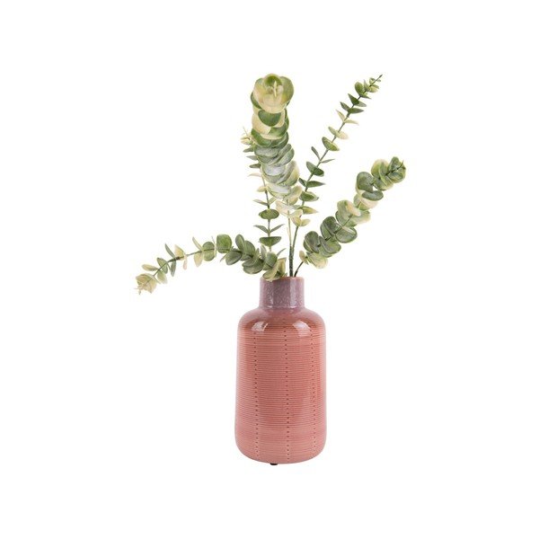 Vaso in ceramica rosa Bottle - PT LIVING-image-2