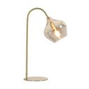 Lampada da tavolo color bronzo (altezza 50,5 cm) Rakel - Light & Living
