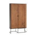 Credenza di colore naturale in mango massiccio 100x165x40 cm Curve – MOME