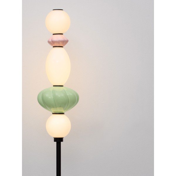 Lampada da terra LED in ceramica con paralume in ceramica/con paralume in vetro con intensità regolabile (altezza totale 136,5 cm) Oneta – Nova Luce-image-2