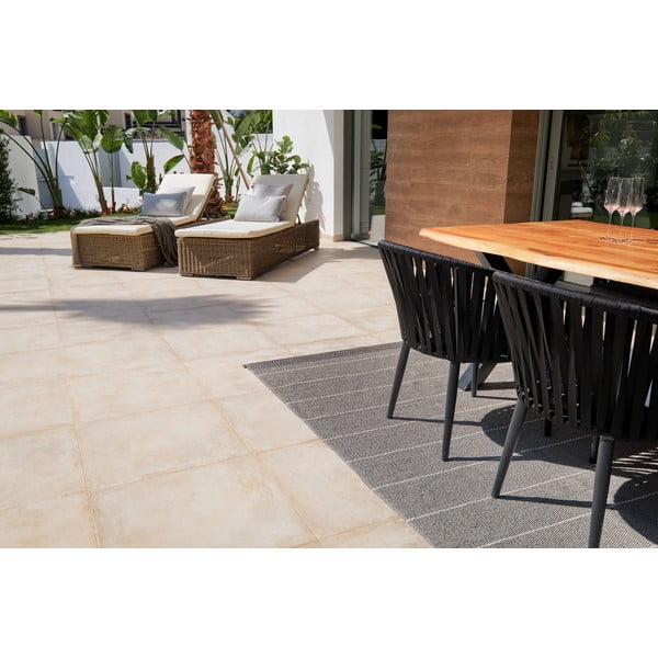 Tappeto da interno/esterno grigio 60x125 cm Belle Concrete – Pappelina-image-4