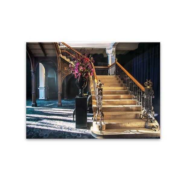 Immagine Glas Modern Blue Curta, 80 x 120 cm - Styler