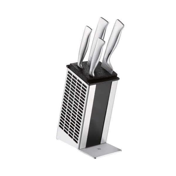 Ceppo di coltelli in acciaio inox con 4 coltelli Grand Gourmet - WMF