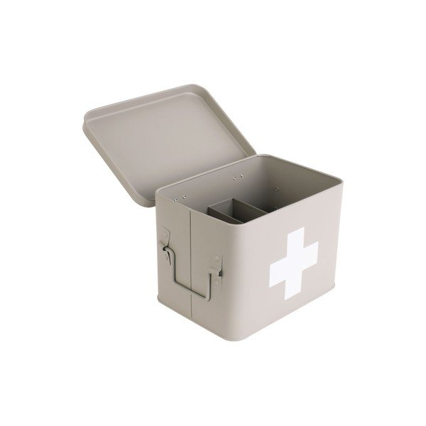 Armadietto in metallo beige Medicina, larghezza 21,5 cm - PT LIVING-image-3