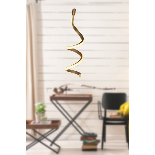 Lampadario LED color bronzo in metallo ø 12 cm Hilton – Squid Lighting-image-1