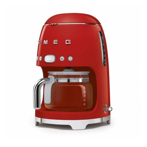 Macchina da caffè a filtro rossa anni '50 Retro 50's Retro Style - SMEG