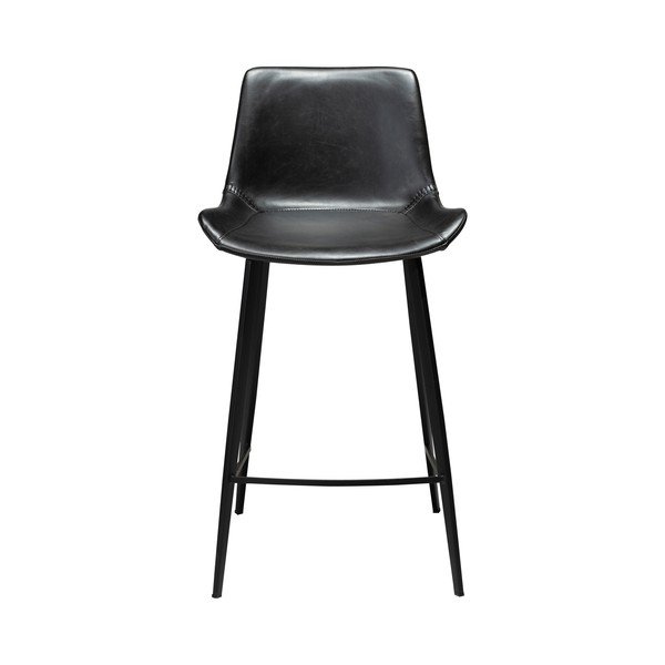 Sedia da bar in similpelle nera DAN-FORM Danimarca , altezza 91 cm Hype - DAN-FORM Denmark-image-2