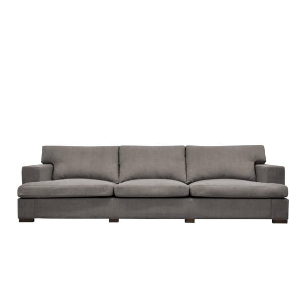 Divano a quattro posti grigio Vittoria - Mazzini Sofas