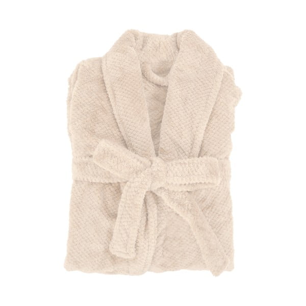 Accappatoio avorio in micropile S/M Pippa – Tiseco Home Studio-image-2