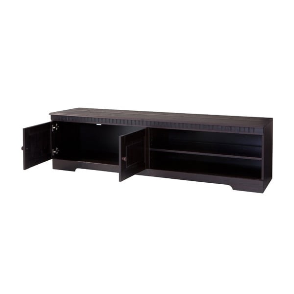 Mobile TV marrone in legno di pino 45x44 cm Cubrix - Støraa-image-1