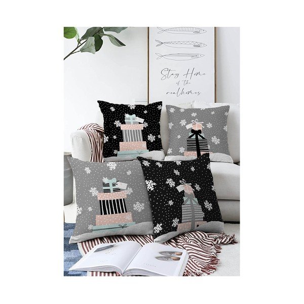 Federe natalizie in set da 4 55x55 cm Merry Christmas - Mila Home