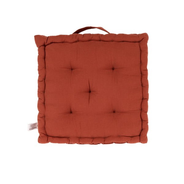 Cuscino per sedia marrone arancione con maniglia , 40 x 40 cm - Tiseco Home Studio