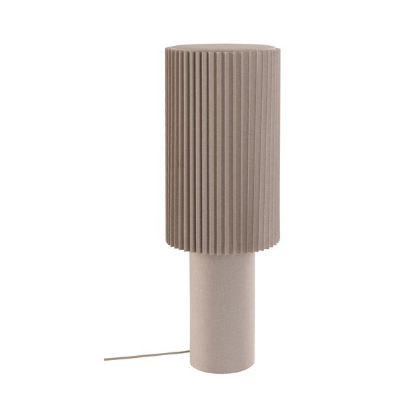 Lampada da terra beige in tessuto (altezza totale 80 cm) Harriet – Jotex