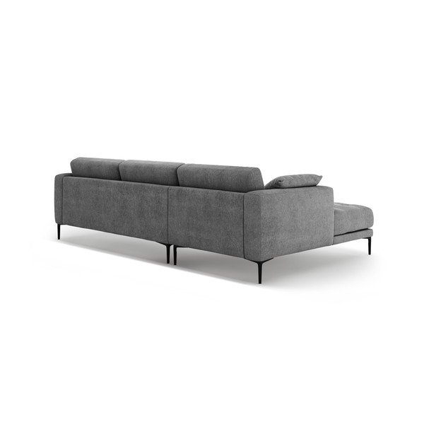 Divano angolare grigio (con penisola a sinistra/con chaise lounge) Bemy – Micadoni -image-2