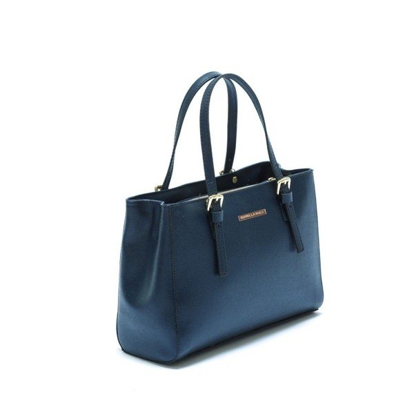 Borsa classica in pelle blu - Isabella Rhea-image-2