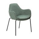 Poltrona verde chiaro in tessuto bouclé Zimmer - DAN-FORM Denmark