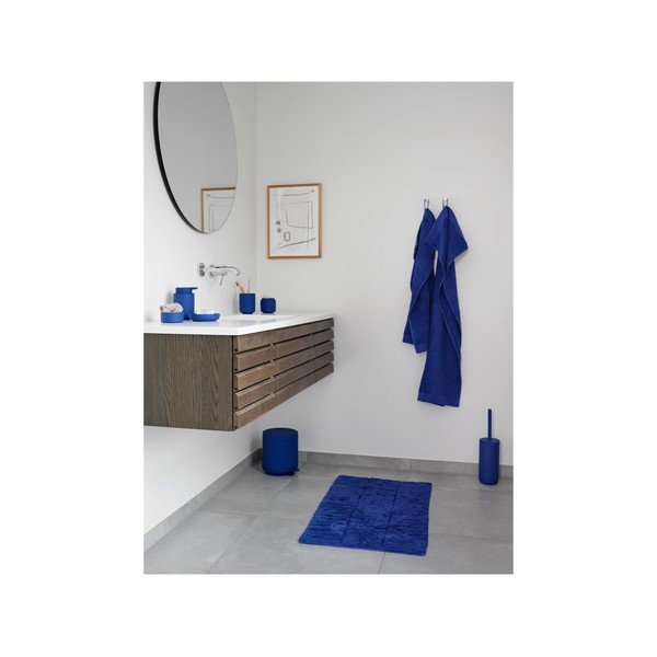 Organizer da bagno in gres blu per tamponi di cotone Ume - Zone-image-4