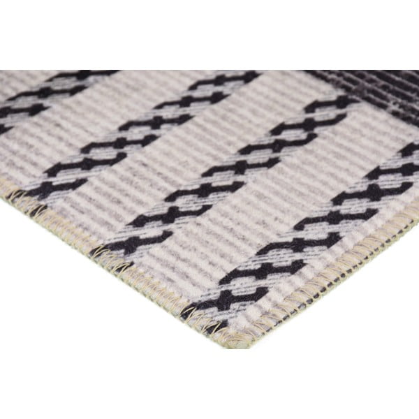 Tappeto lavabile grigio 150x80 cm - Vitaus-image-2