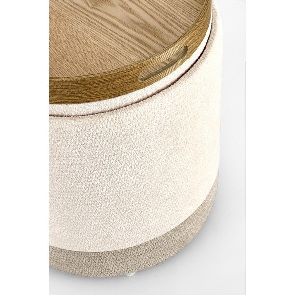 Poggiapiedi beige Deva – Bizzotto-image-4